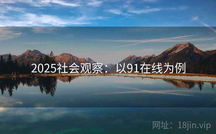 2025社会观察:以91在线为例