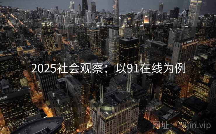 2025社会观察:以91在线为例