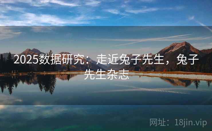 2025数据研究:走近兔子先生,兔子先生杂志