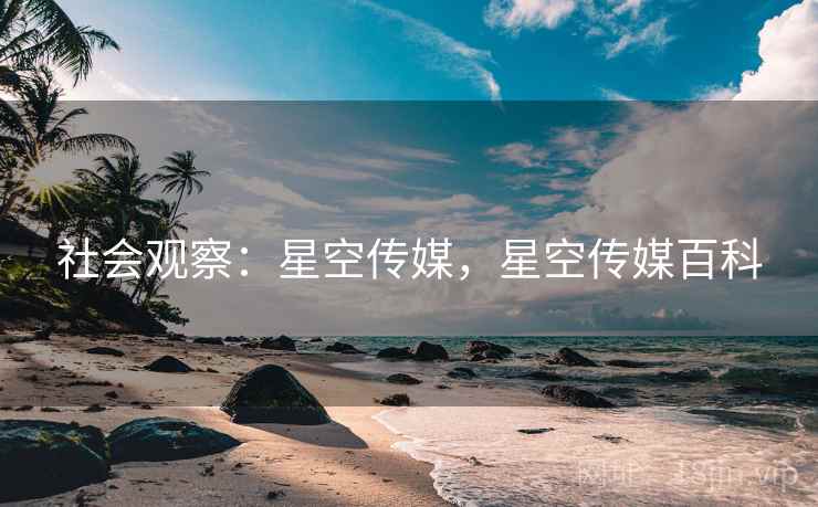 社会观察:星空传媒,星空传媒百科