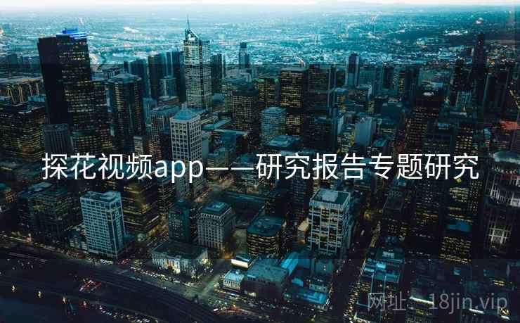 探花视频app——研究报告专题研究