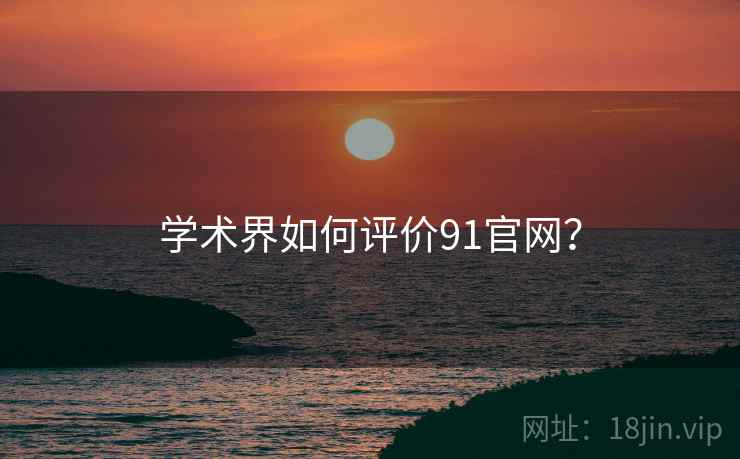 学术界如何评价91官网? 第1张 学术界如何评价91官网? 第1张