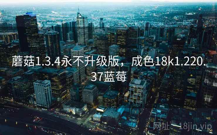 蘑菇1.3.4永不升级版,成色18k1.220.37蓝莓